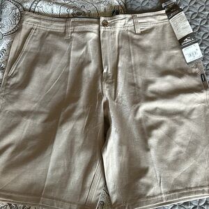 O'Neill Tan Flat Front Shorts Casual Style